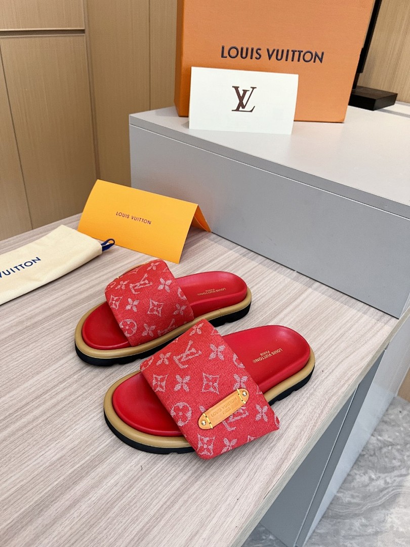 Louis Vuitton Velcro Slippers - Image 6