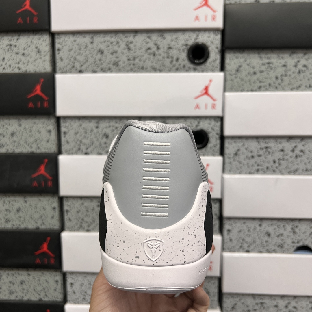 Nike Kobe 9 EM Low Protro TB Wolf Grey ZK9 (White) - Image 3