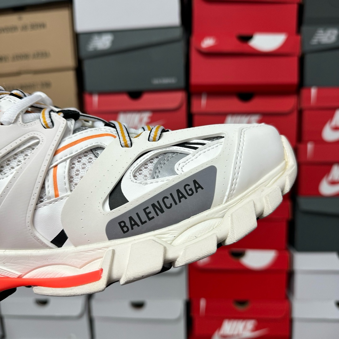 Balenciaga Track White Orange LED - Image 5