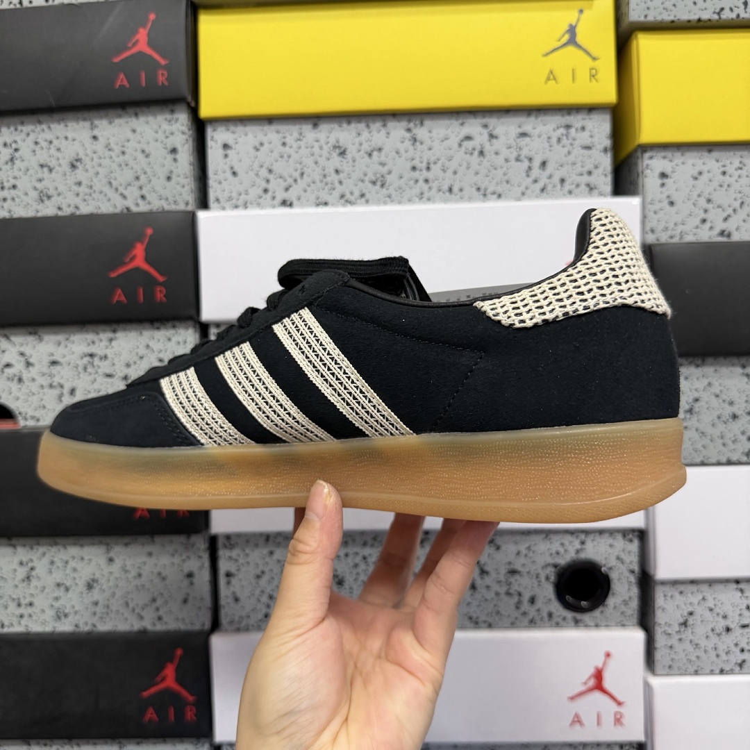 Adidas Gazelle Indoor Core Black Wonder White JI2755 - Image 8