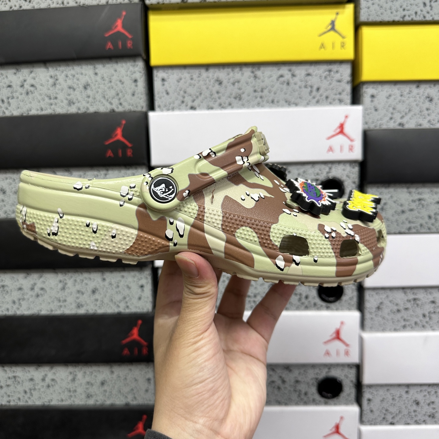 Crocs Classic Clog XLARGE Desert Camo Collab - Image 12