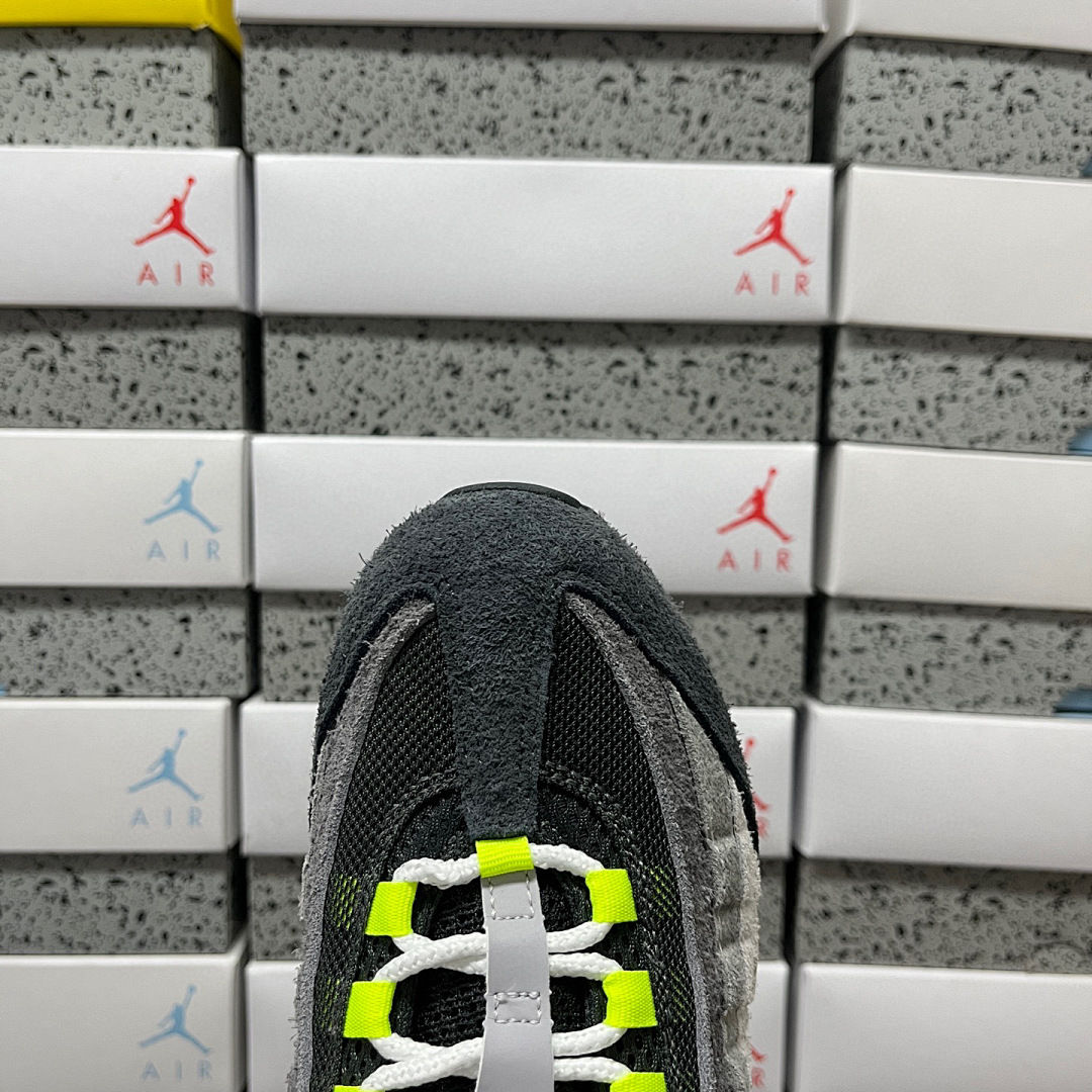 Nike Air Max 95 OG Reverse Gradient Neon HM4738-001 (Grey White Green) - Image 7