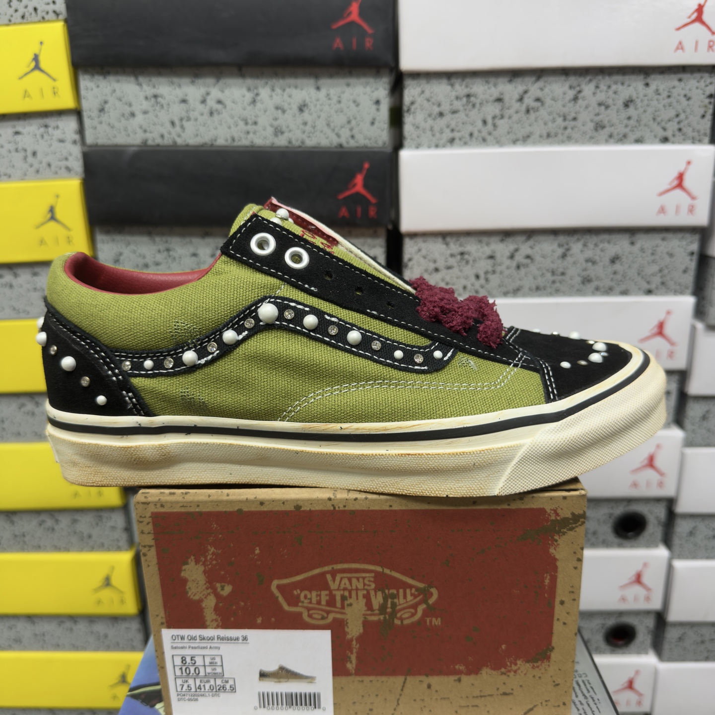 Vans Old Skool 36 VN000E8VYA6 Green Black Bead - Image 10