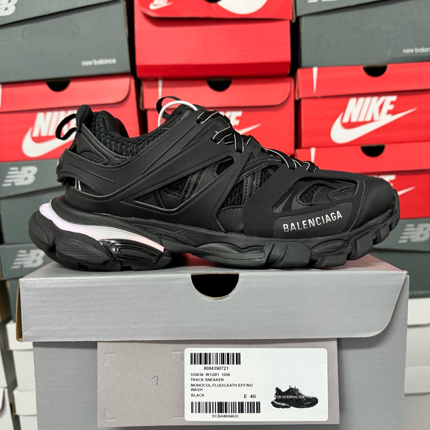 Balenciaga Track Black LED - Image 11