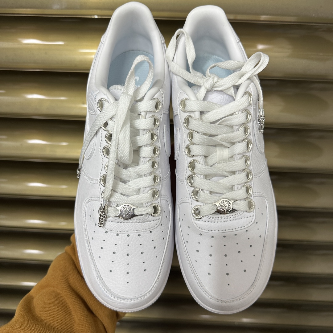 Nike Air Force 1 Low SP Drake NOCTA X Chrome Hearts (White) - Image 17