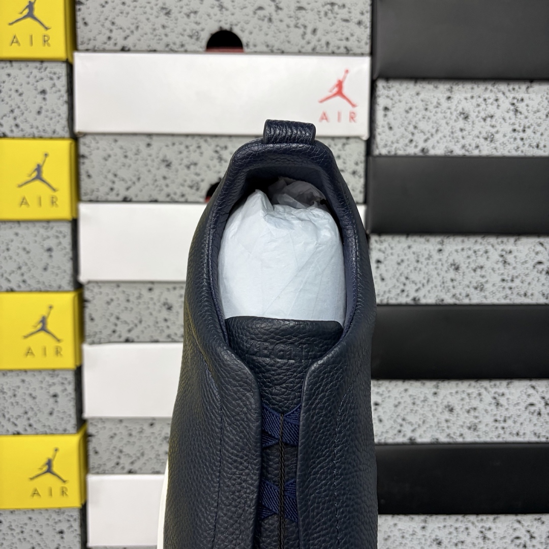 Zegna Deerskin Triple Stitch (White Blue) - Image 6