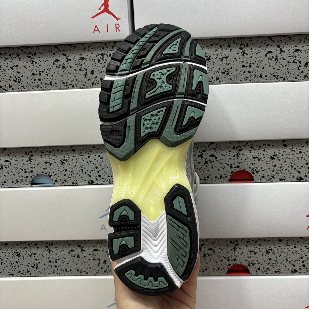 ASICS Gel-Kayano 14 White Pure Silver Slate Grey Sage - Image 5