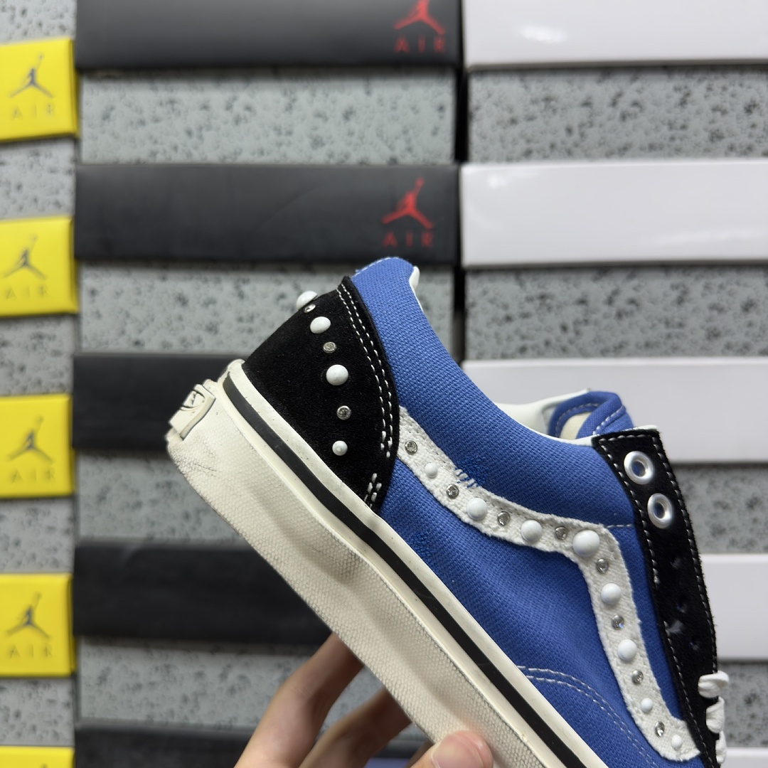 Vans LX Old Skool 36 Pearlized Pack Black Navy VN000E8VYA6 Blue Bead - Image 9