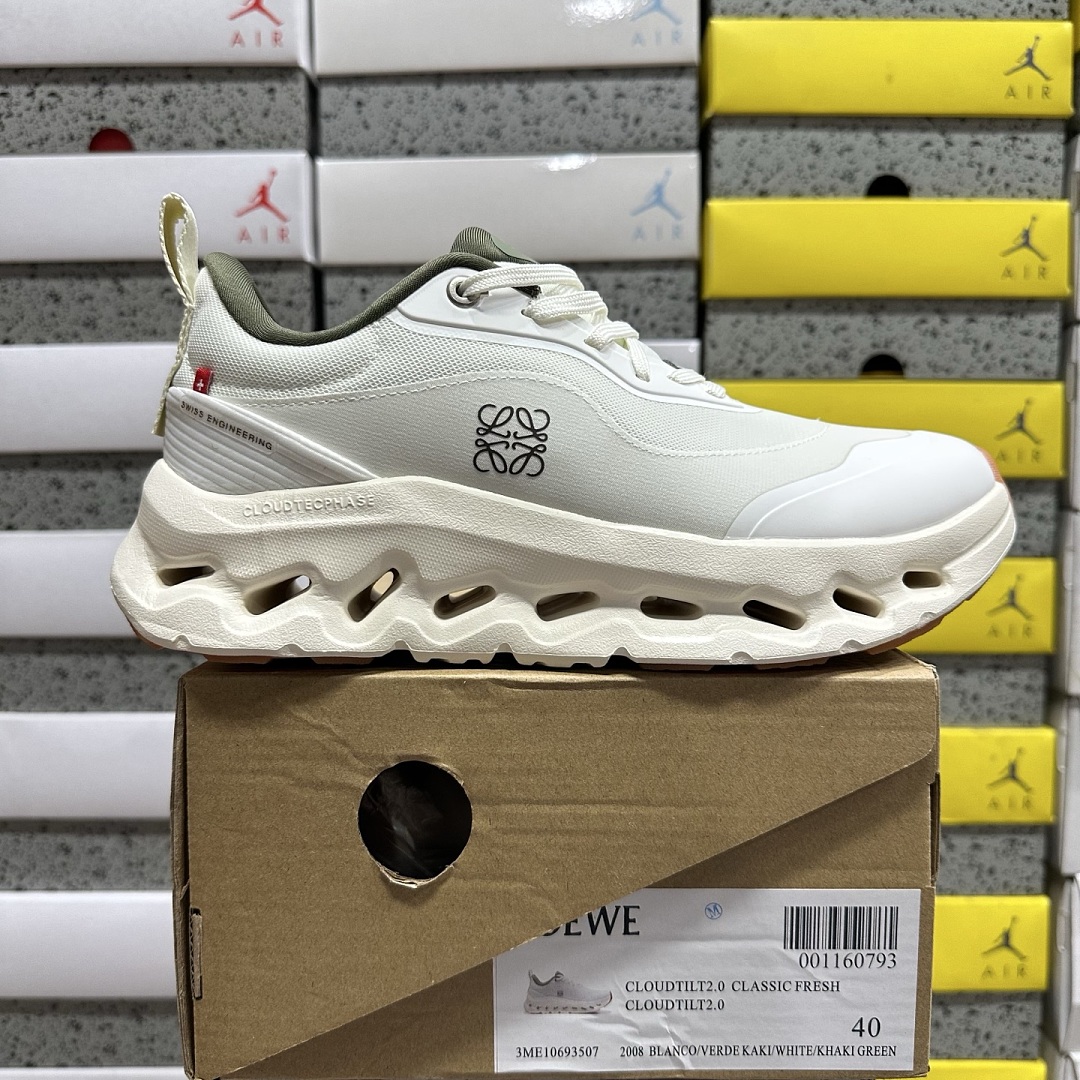On Running Running Cloudtilt 2 LOEWE White Khaki 3ME10693507