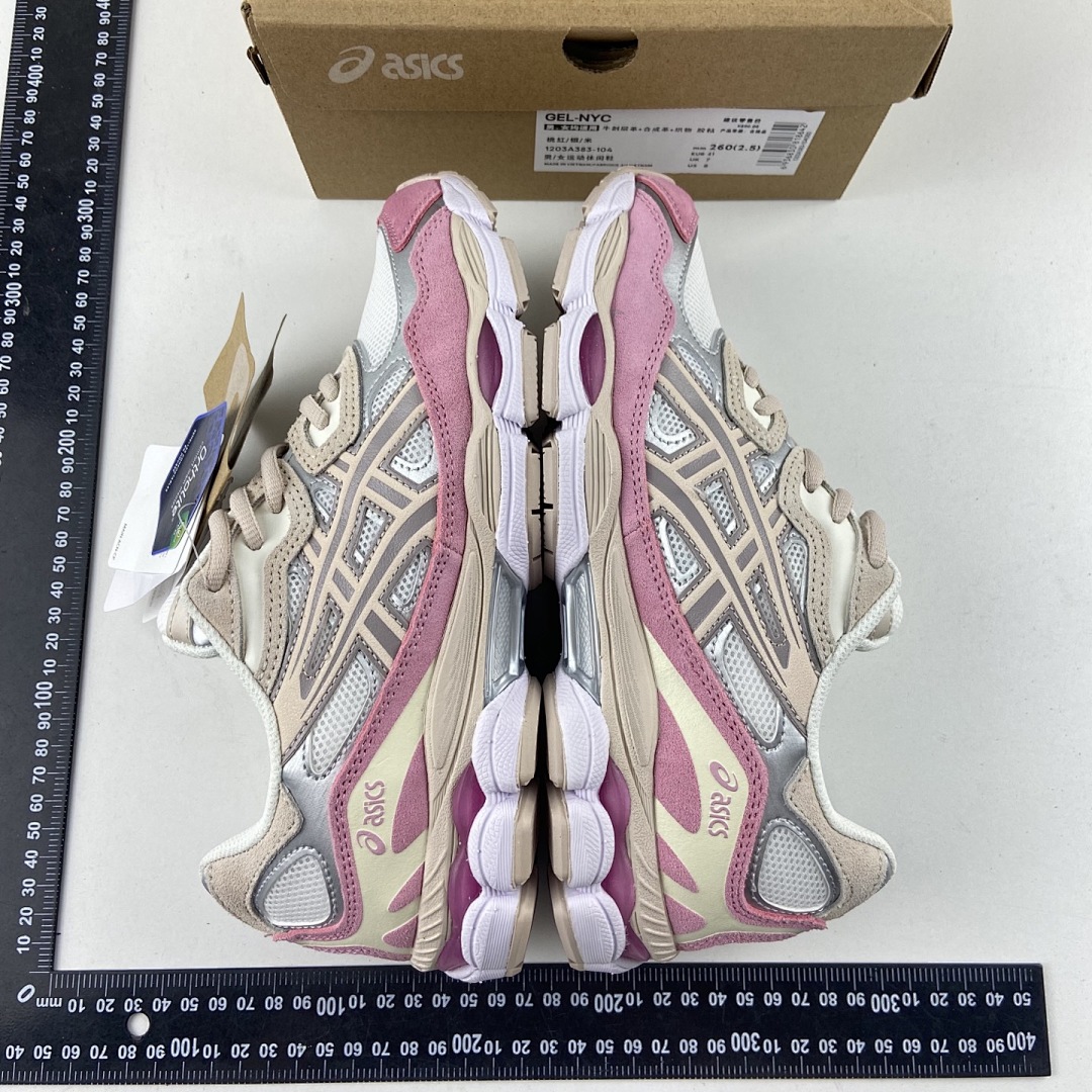 ASICS Gel-NYC Cream Mineral Beige Pink NYC Hot - Image 9