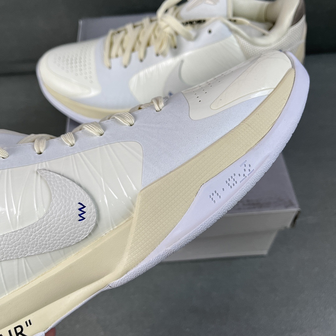 Nike Off White X NK Zoom Kobe ZK5 OW Custom Collab - Image 8