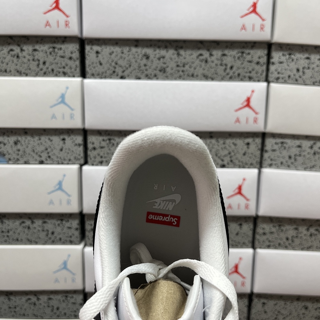 Other Air Force 1 Low Supreme White Black Sup - Image 5