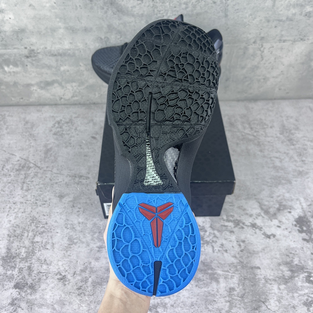 Nike Kobe 6 Dark Knight ZK6 (Black Blue) - Image 7