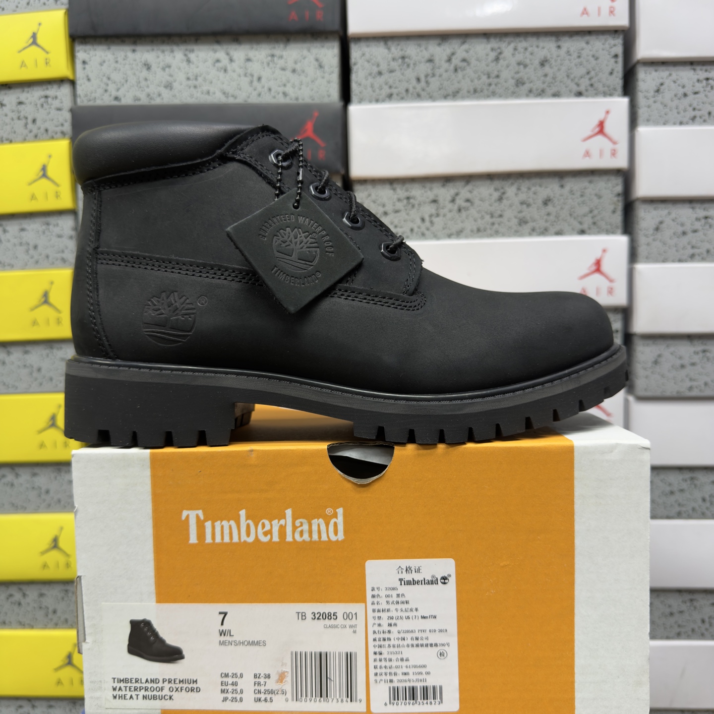 Timberland 6" Premium Waterproof Boot TB-32085-001 Black Mid Collar 39.5-44 - Image 10