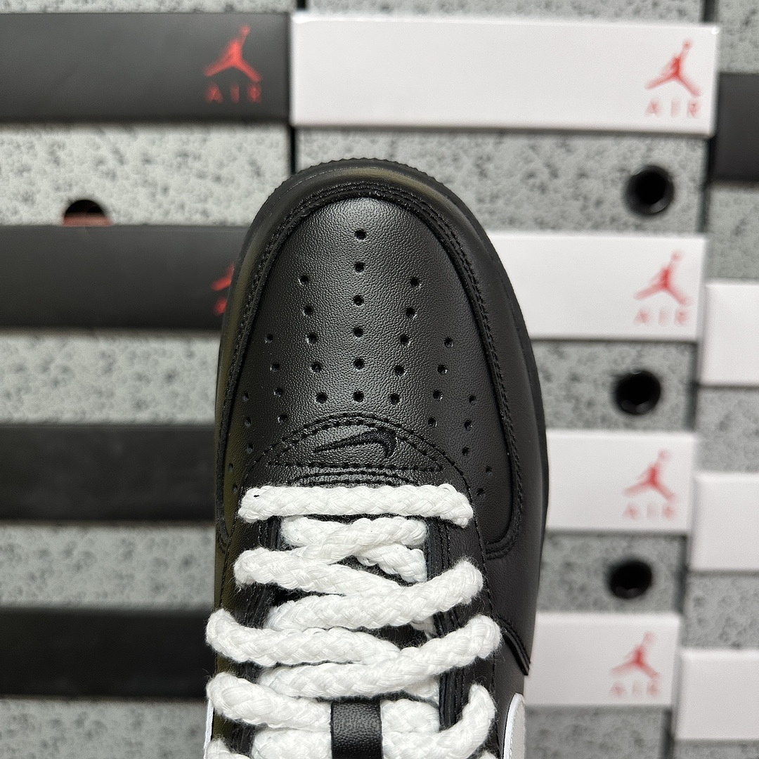 Nike Air Force 1 Low Supreme White Black Sup - Image 4