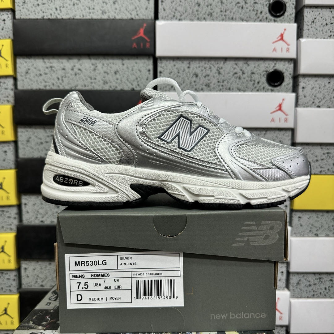 New Balance 530 Grey Matter (Silver Metallic)
