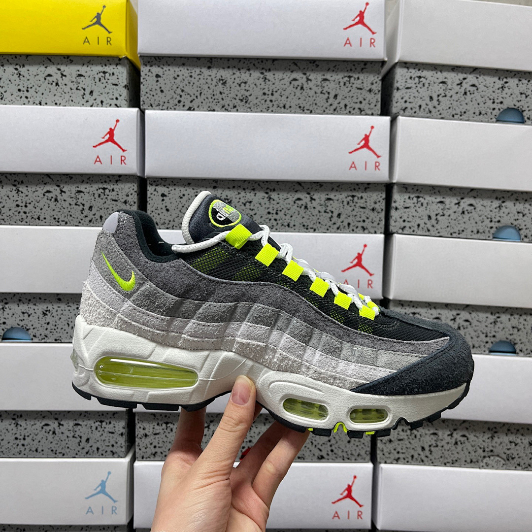Nike Air Max 95 OG Reverse Gradient Neon HM4738-001 (Grey White Green) - Image 9