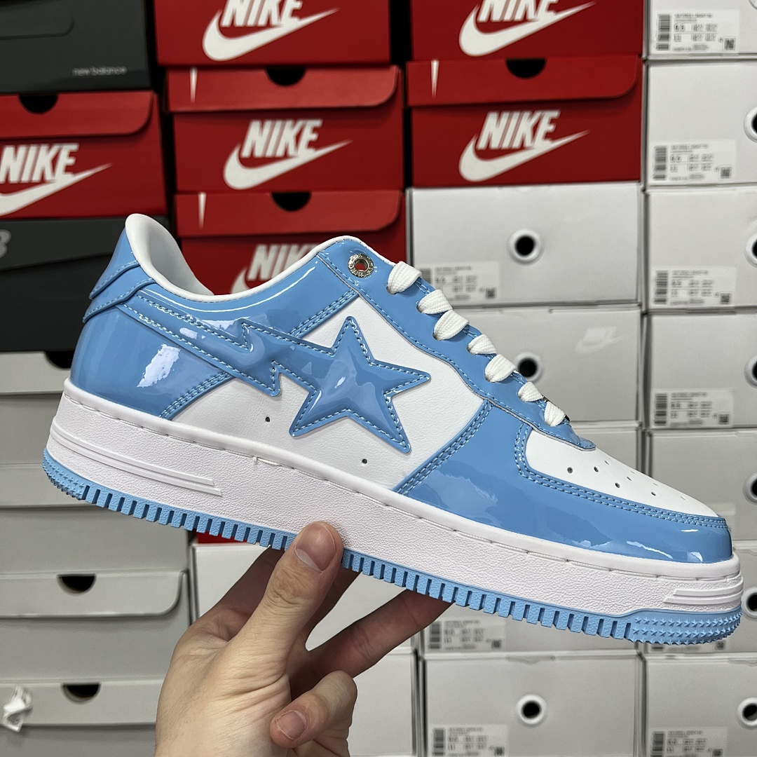 Bape A Bathing Ape Bape Sta Low (Blue) - Image 8