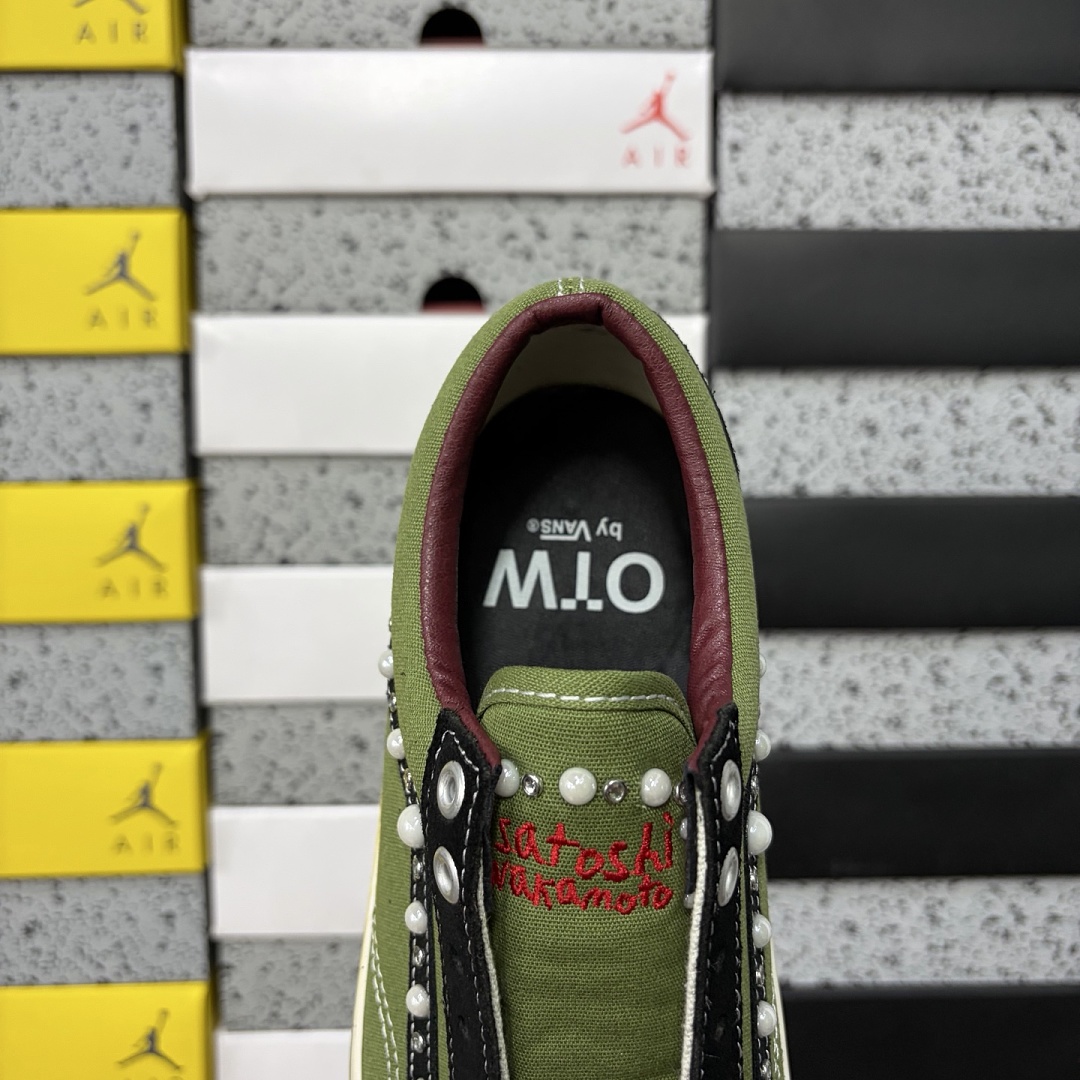 Vans OTW Old Skool Reissue 36 Satoshi Nakamoto Pearlized Army V - Image 7