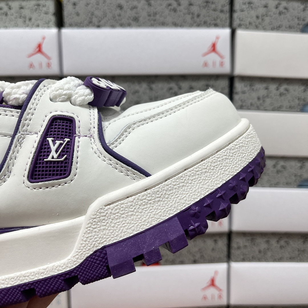 Louis Vuitton Trainer Maxi (White Purple) - Image 4