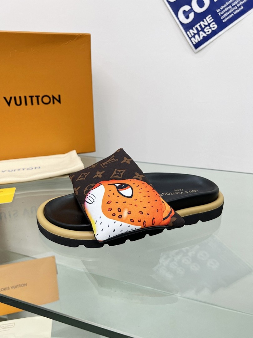 Louis Vuitton Velcro Slippers - Image 2