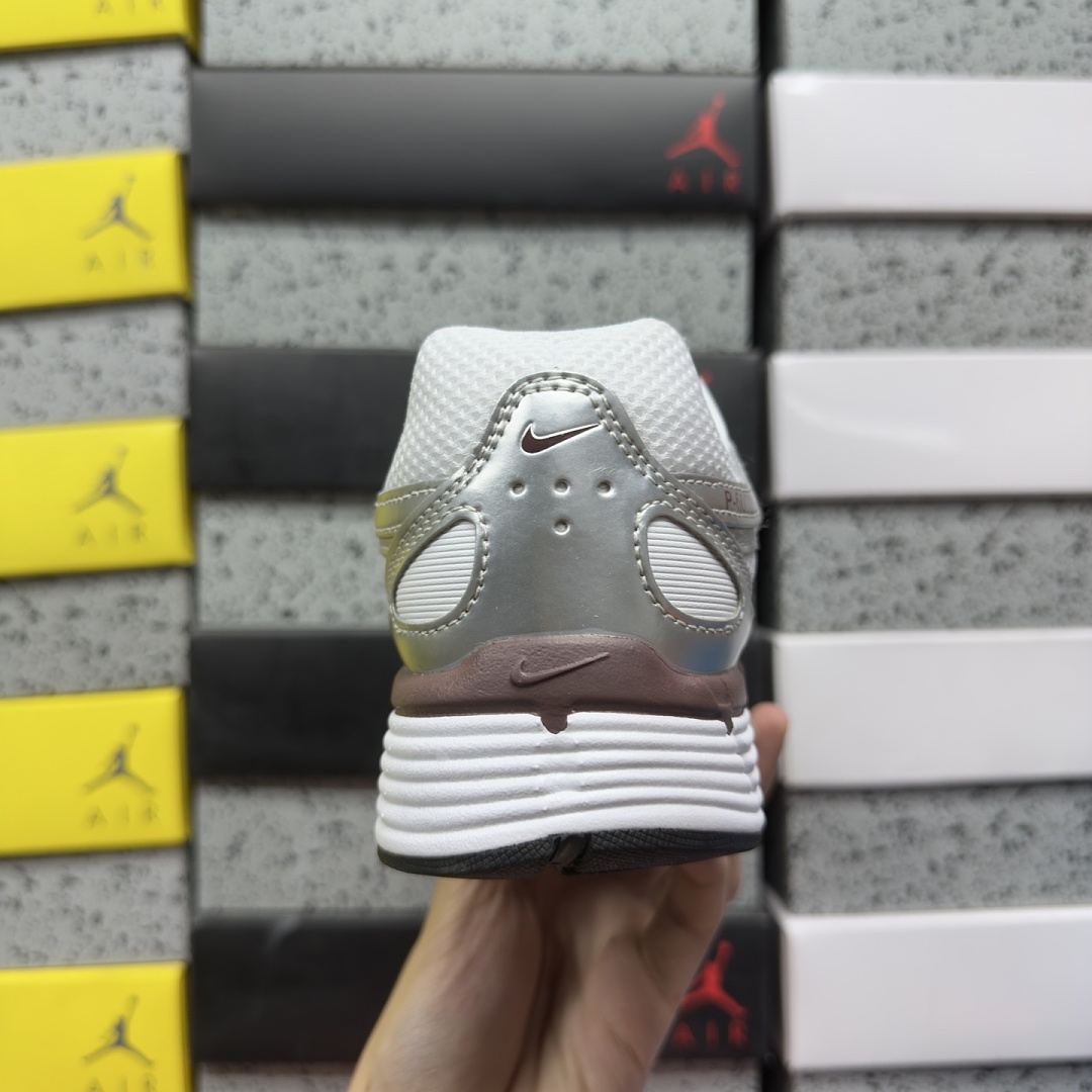 Nike P-6000 White Metallic Silver Tattoo - Image 4