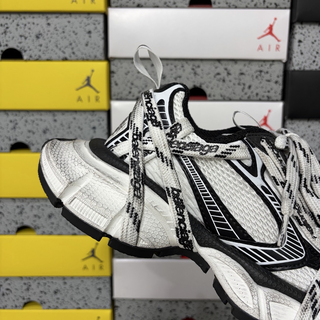 Balenciaga 3XL Extreme Laces (White Black) - Image 11