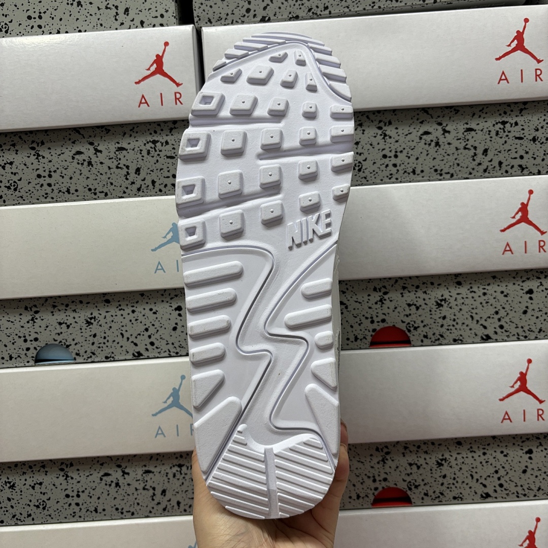 Nike Air Max 90 Recraft Triple White CN8490-100 - Image 4