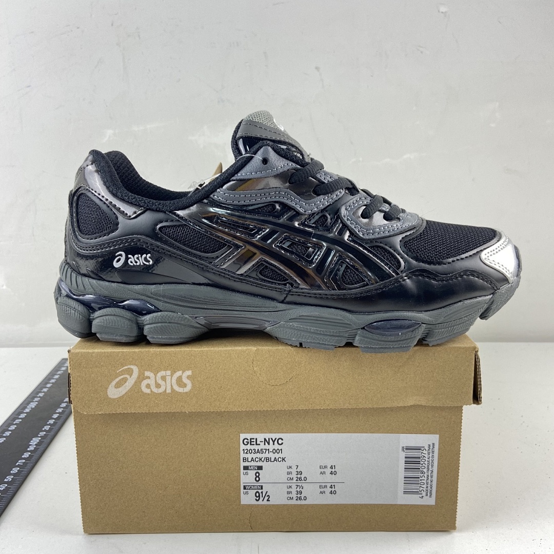 ASICS Gel-NYC Kicki Yang Zhang Black Pure Silver NYC Collab