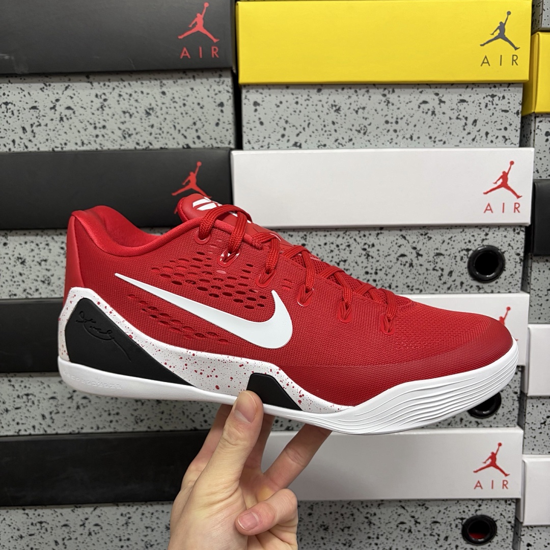 Nike Kobe 9 EM Low Protro TB University Red ZK9 (White) - Image 10