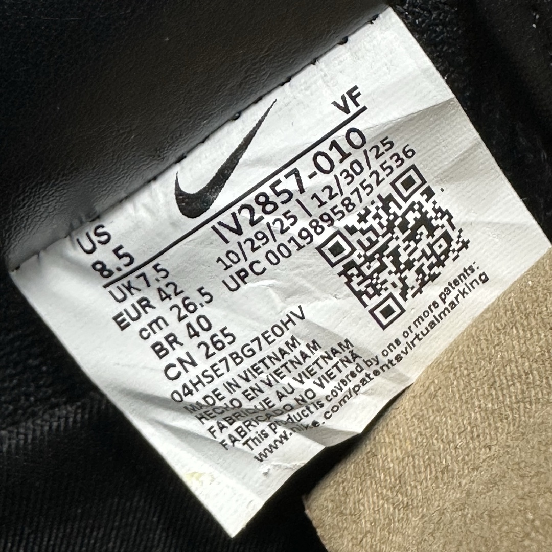 Nike Air Force 1 Low '07 Premium Black Patent - Image 6