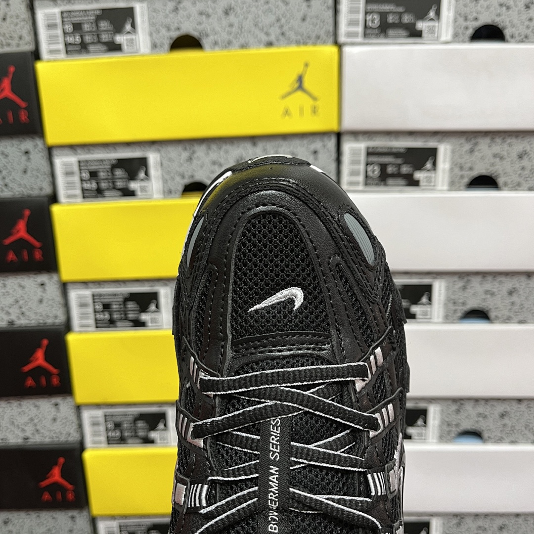 Nike P-6000 (Black White Metallic Silver) - Image 3
