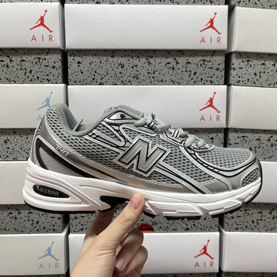 New Balance 740 Pearl (Grey White) - Image 7