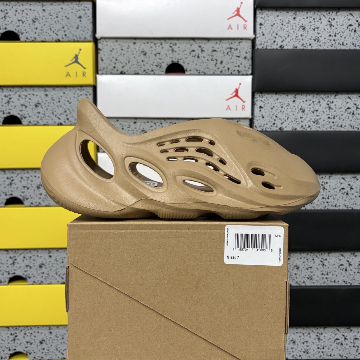 Adidas Yeezy Foam RNNR Ochre Clogs - Image 11