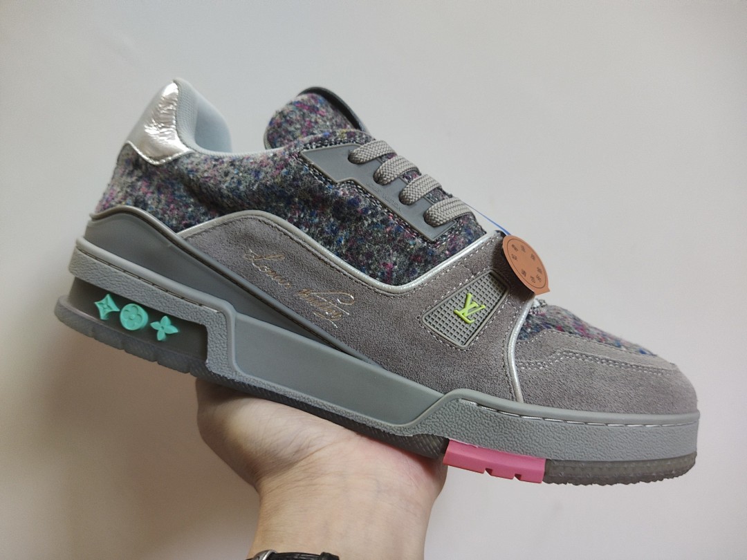 Louis Vuitton LV Trainer Grey Multicolor - Image 2