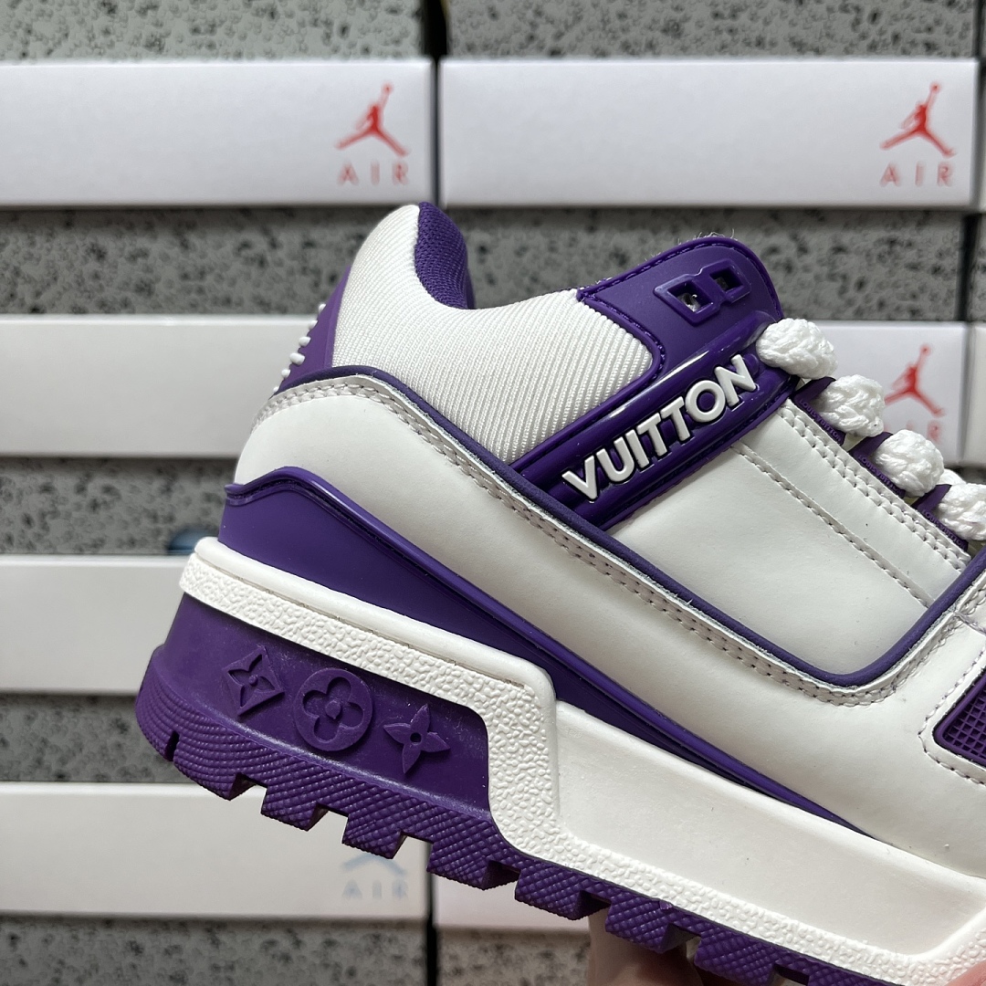 Louis Vuitton Trainer Maxi (White Purple) - Image 8