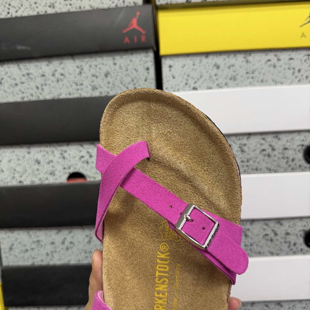 Birkenstock Birken Arizona Birkibuc Double Buckle Flip Flops - Image 7