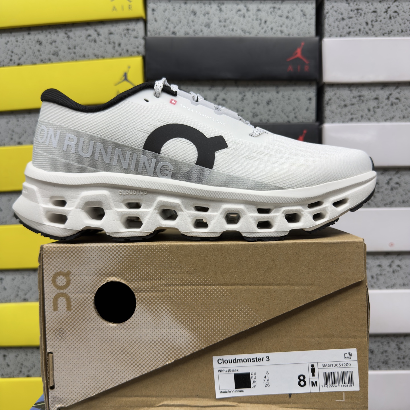On Running Running Cloudmonster 3 (White) - Image 10