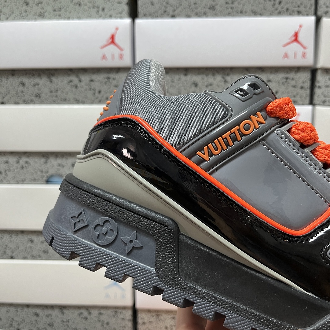 Louis Vuitton Trainer Maxi (Black Silver) - Image 6