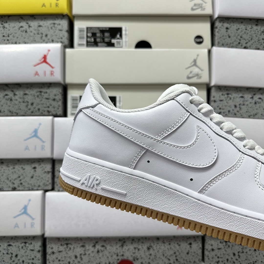 Nike Air Force 1 Low '07 White Gum - Image 8