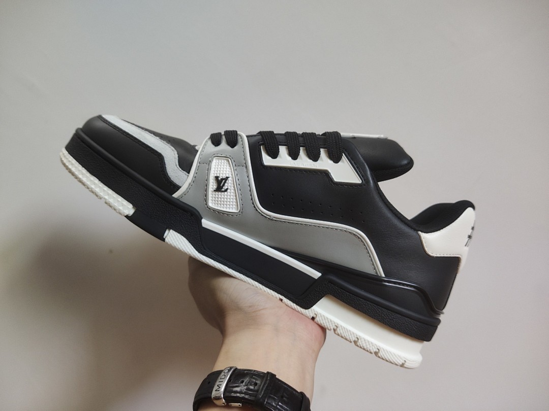 Louis Vuitton LV Trainer (Black Grey White) - Image 3