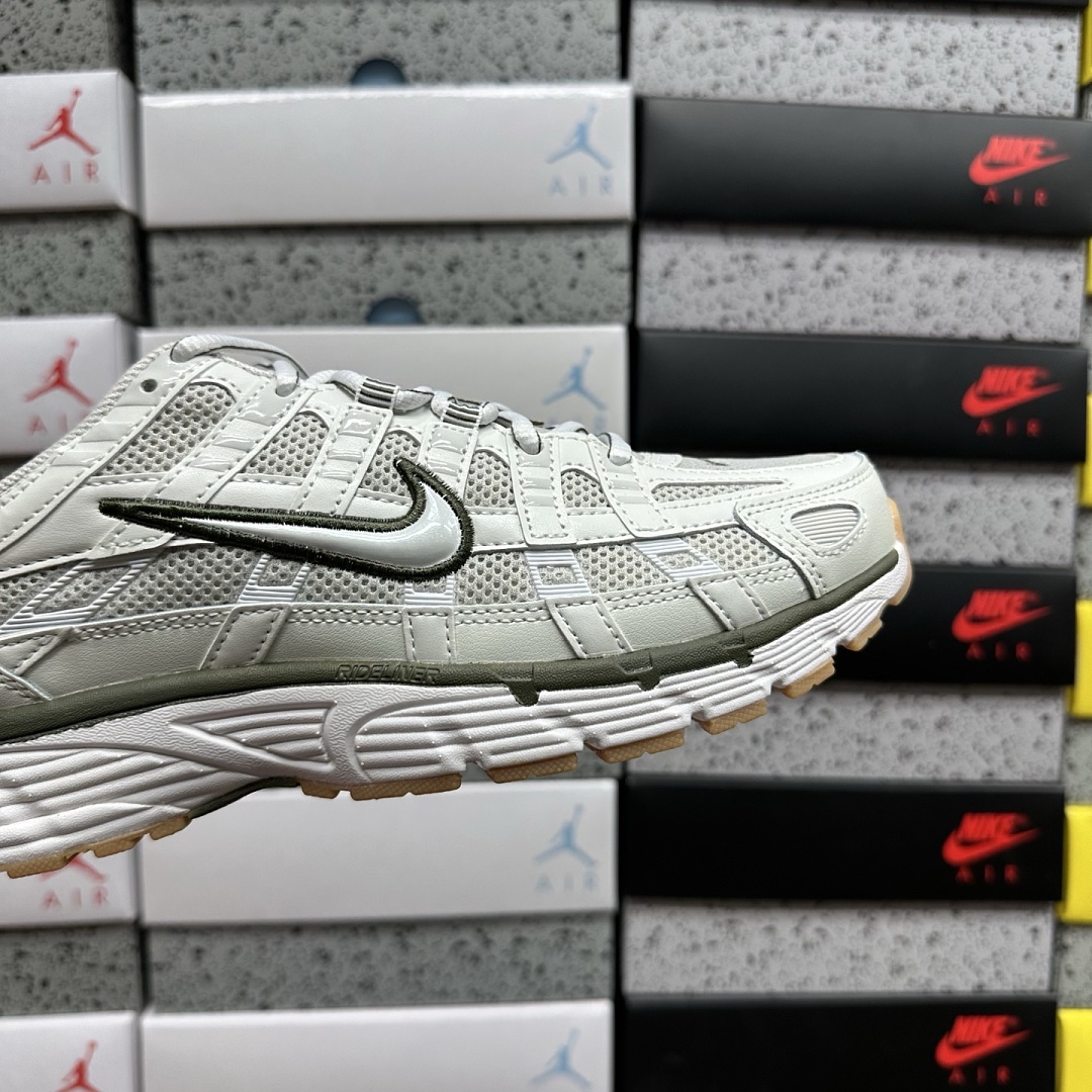 Nike P-6000 Light Bone Medium Olive Gum - Image 5