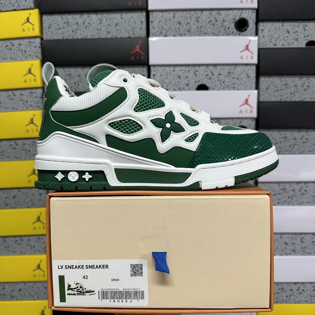 Louis Vuitton Skate Sneaker SK8 (White Green)