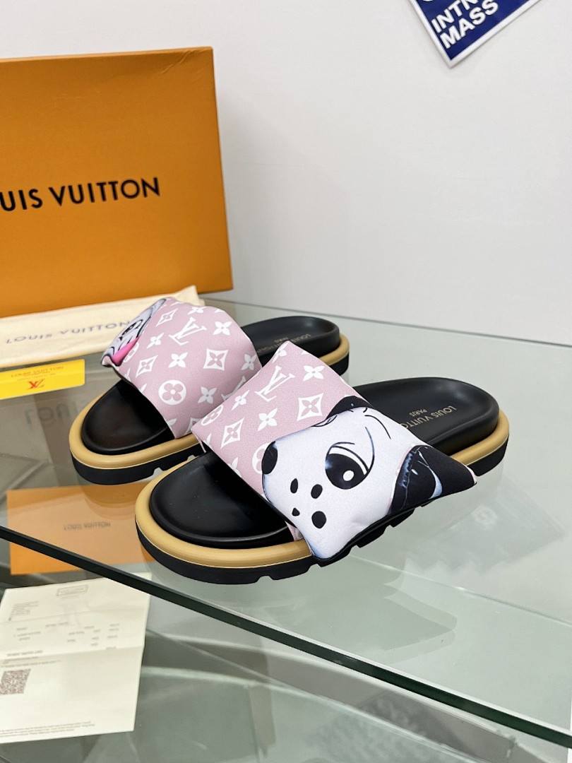 Louis Vuitton Velcro Slippers - Image 6