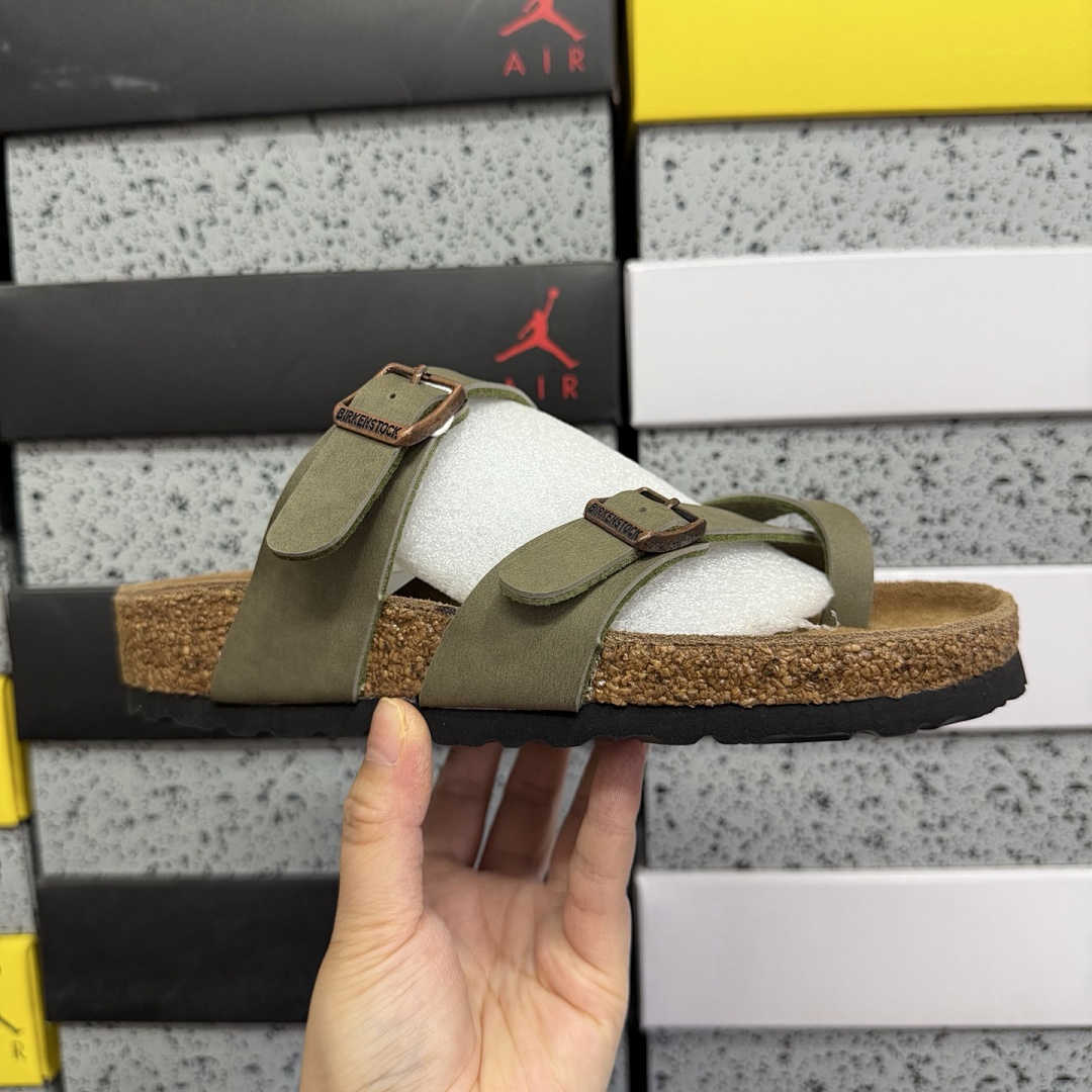 Birkenstock Birken Arizona Birkibuc Double Buckle Flip Flops - Image 9