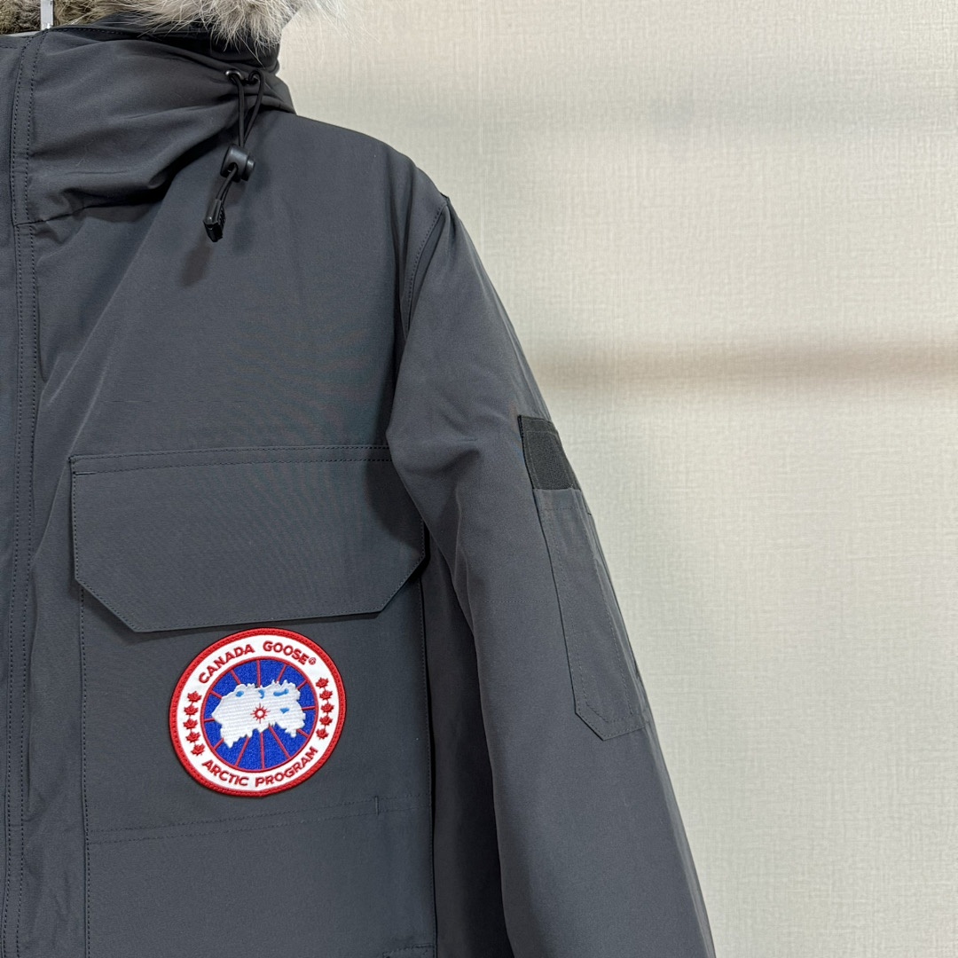 Canada Goose Parka 65 Ink Grey 5 - Image 11