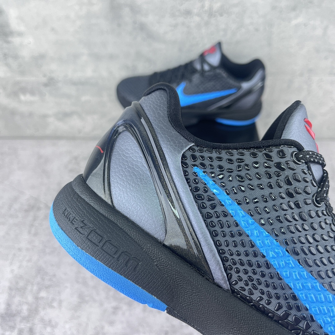 Nike Kobe 6 Dark Knight ZK6 (Black Blue) - Image 6