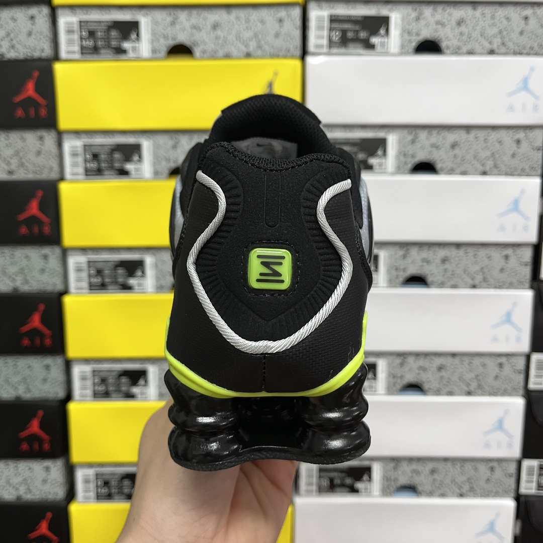 Nike Shox TL Wolf Grey Lime Blast - Image 6