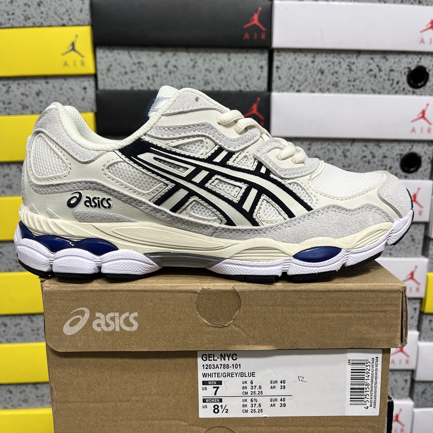 ASICS Gel-NYC White Grey Midnight - Image 11