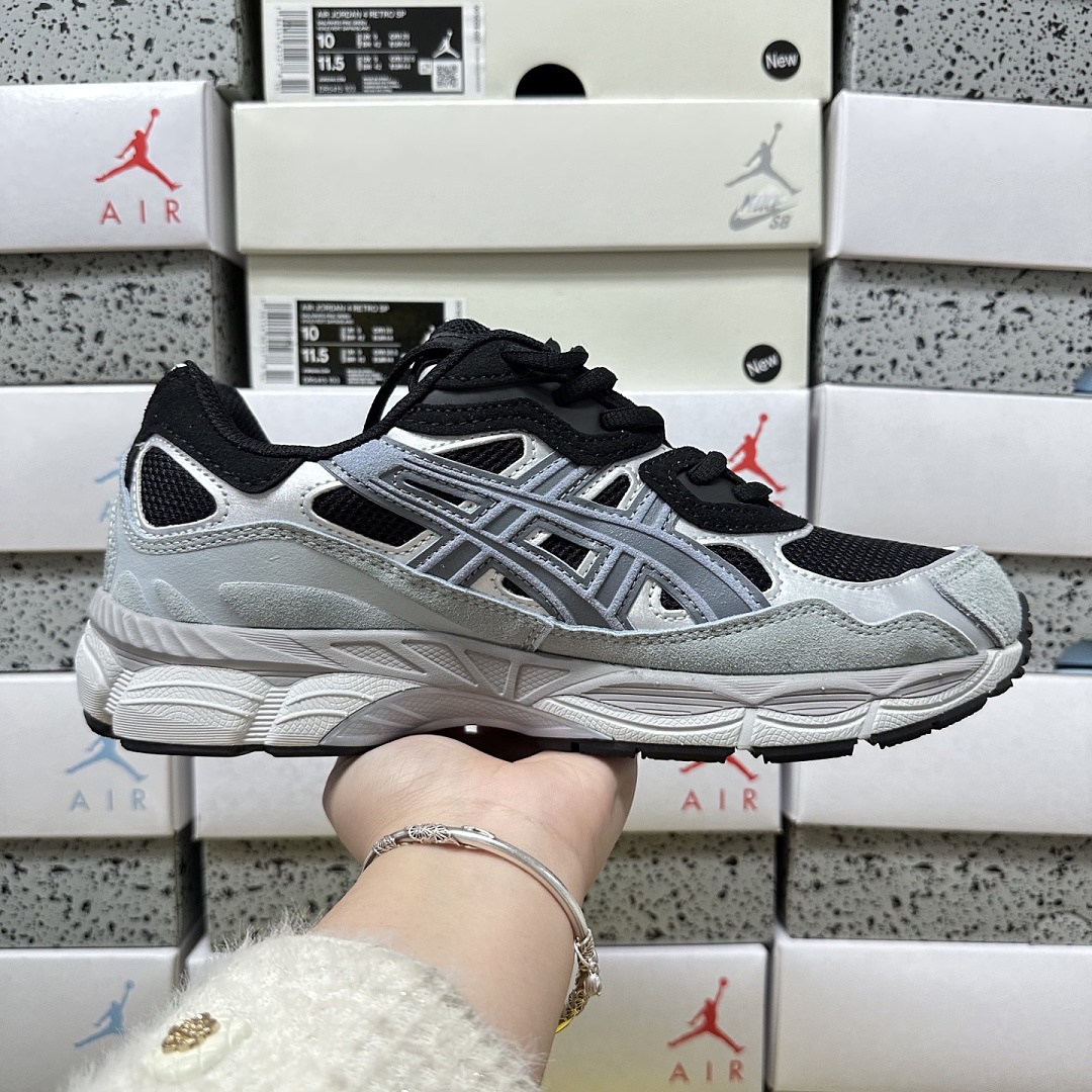 ASICS Gel-NYC Black Fjord Grey 1203A383-003 - Image 10